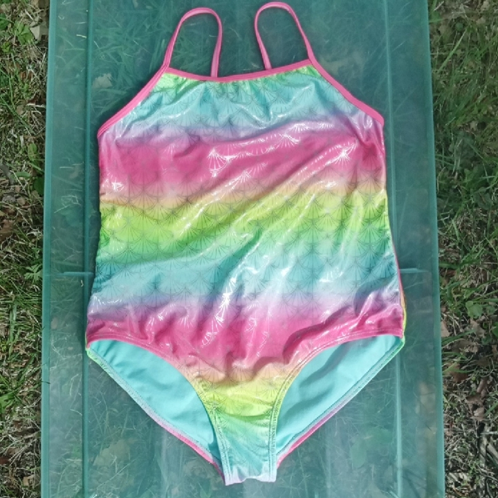 Wonder Nation Rainbow One Piece Swimsuit
